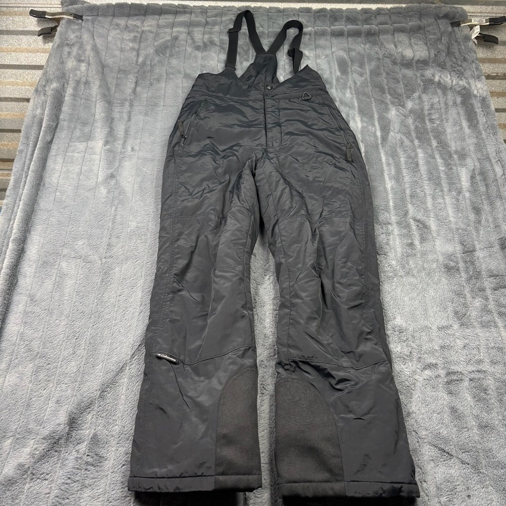 Columbia Womens Black Insulated Snow Bib Ski Pants S RN69724 Outdoor Winter